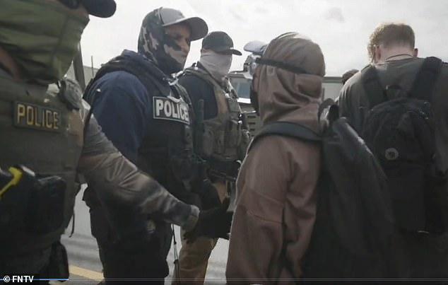 Chaos outside ICE detention center where hundreds of migrants are on hunger strike as protesters storm facility and senator is pepper-sprayed