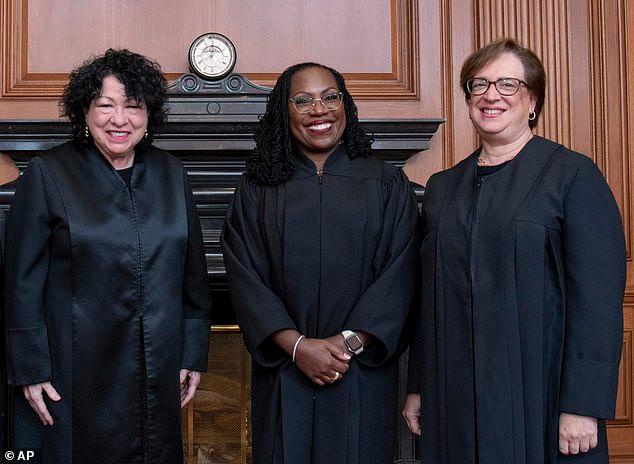Supreme Court's three female liberal justices are slammed for 'hating women' after trans decision