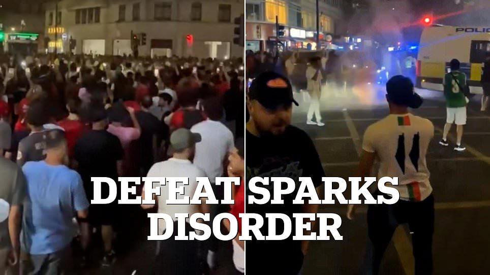 Trouble on the streets of London and Paris after France knock Morocco out of the World Cup